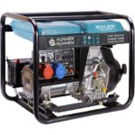 Könner & Söhnen – 456 cm³ 6,5 kW Dieselgenerator – VTS 230/400 V-System – 7 Stunden Laufzeit bei 50 % Last – 5500 W einphasig – 6500 W dreiphasig – Bild 2